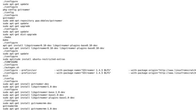 Ubuntu: Totally remove GStreamer and install it back again смотреть онлайн