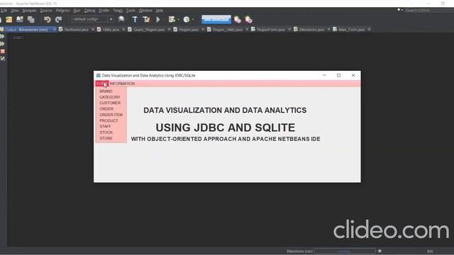 DATA VISUALIZATION AND DATA ANALYTICS USING JDBC AND SQLITE WITH OBJECT-ORIENTED APPROACH смотреть онлайн