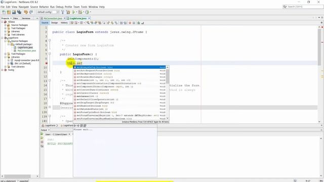 How to create a login form in Java Swing | Netbeans смотреть онлайн
