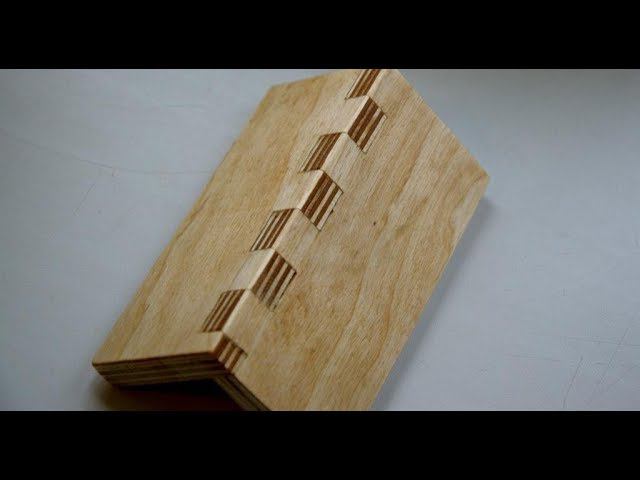 Ящичный шип на ленточной пиле. Столярные соединения. смотреть онлайн