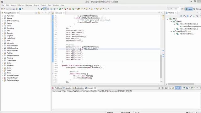Java für Fortgeschrittene - Swing Layouts смотреть онлайн