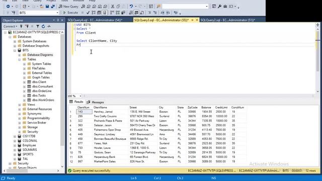 IN Function SQL смотреть онлайн