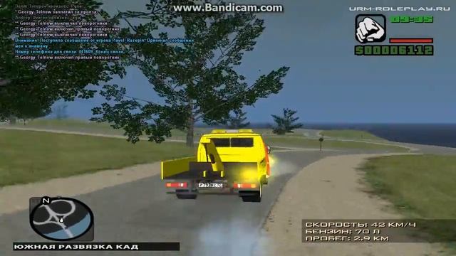 Эвакуатор ГАЗель ДорСпас на URM Roleplay 2014 смотреть онлайн