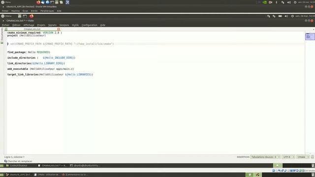 Utilisation de librairie dans CMake sans fichiers FindXXX.cMake смотреть онлайн