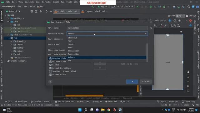 How to add fragment in android studio || fragment kotlin смотреть онлайн