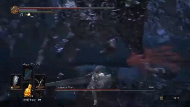 Dark Souls 3 - Darkeater Midir (NG+ w/Farron Greatsword) смотреть онлайн