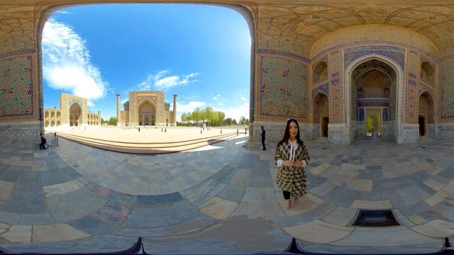 Регистан Самарканд (Samarqand), видео в формате 360°