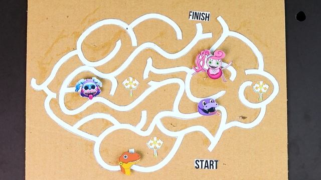 DIY POPPY PLAYTIME 2 MAZE from Cardboard | Maze Game смотреть онлайн