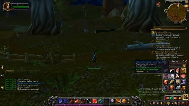 Собираем питомцев. Красногорский тарантул(редкое). Альянс. World of Warcraft смотреть онлайн