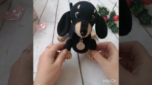 Амигуруми. Такса крючком.