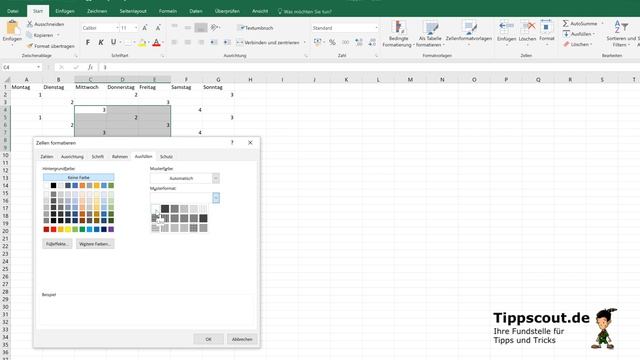 Excel Gitternetzlinien in Bereich ausblenden смотреть онлайн