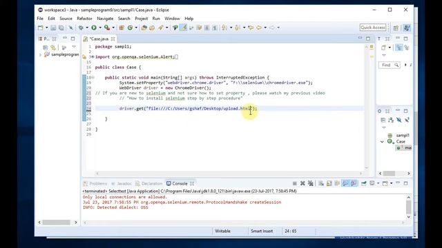 Selenium Program 11: How To Upload File? смотреть онлайн
