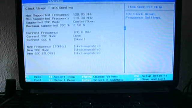 HP Pavilion DV6-60xx / 61xx Series Advanced Bios Menu F1-B смотреть онлайн