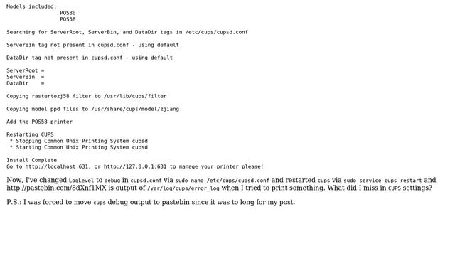 Unix & Linux: CUPS Error Printer is not Responding смотреть онлайн