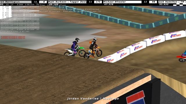 MX Simulator - 2017 MotoOption SX Round 17 Livestream - Las Vegas смотреть онлайн