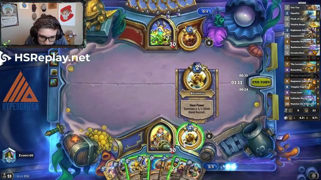 The BEST Deck all Time?!?! - Big Paladin - Hearthstone смотреть онлайн