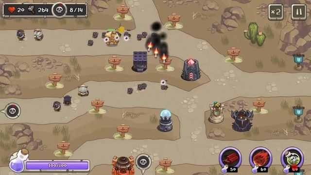 Tower Defense King - Stage 15 - Easy 3 Stars смотреть онлайн