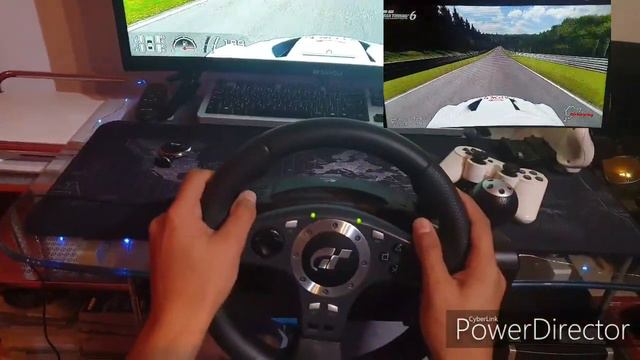 Logitech Driving Force Pro test run on GT 6 PS3 смотреть онлайн
