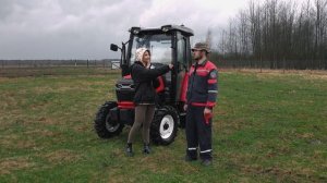 Минитрактор в деле. Передали на тест Rossel RT-282D каналу “Бобруйск Агро”