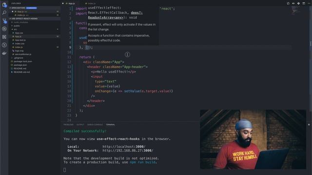 React Hooks: useEffect смотреть онлайн