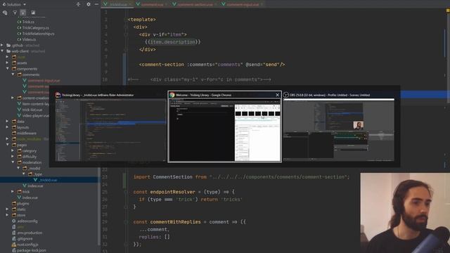 Nuxtjs, Vuejs, Vuetify, Youtube Clone - Comment Section - Tricking Library Ep26 смотреть онлайн