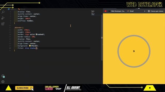 Биткойн логотип CSS - HTML и CSS логотип Биткойн | Биткойн смотреть онлайн