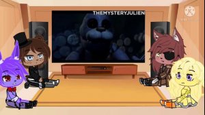 Fnaf 1 Reacts To Bonnie's Mixtape //Gacha Club//