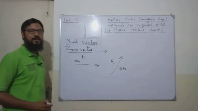 VECTORS 11th LEC 8 NULL VECTOR смотреть онлайн