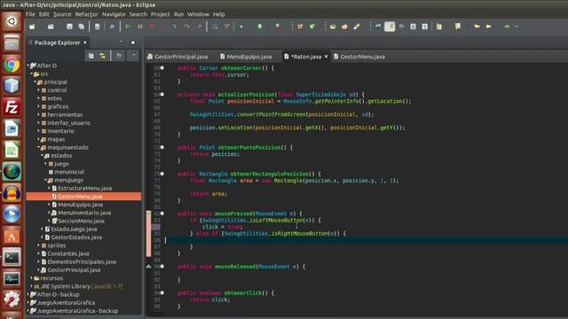 Java - Juego de rol 2D - 107 Click derecho смотреть онлайн