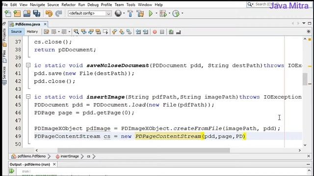 Add or insert image in existing PDF file | PDFbox tutorial #5 смотреть онлайн