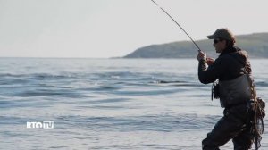 Ловля морской кумжи нахлыстом р.Харловка / Sea Trout fly fishing on Kharlovka