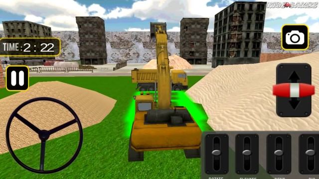 City Construction Excavator 3D - Driving Heavy Vehicles Simulator - Android GamePlay смотреть онлайн