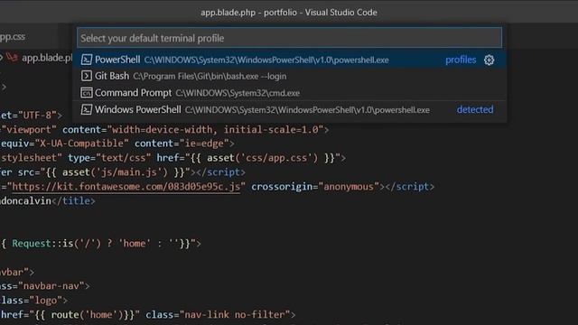 VS Code - Change default terminal to Git Bash (VS Code bug) смотреть онлайн