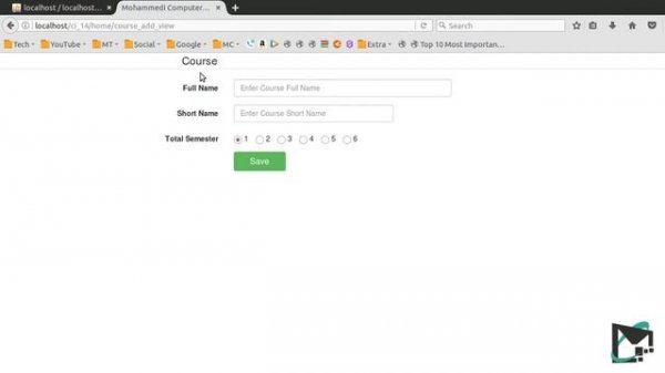 17 - CodeIgniter Project Hindi - Select - Insert - Mini Project