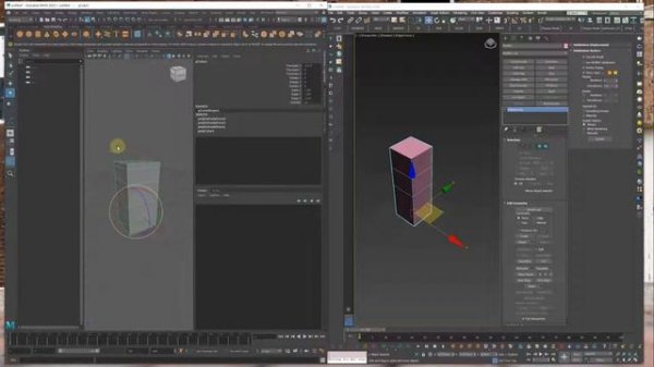переходим с 3Ds max to MAYA / MAYA to 3DS MAX Lessons 1
