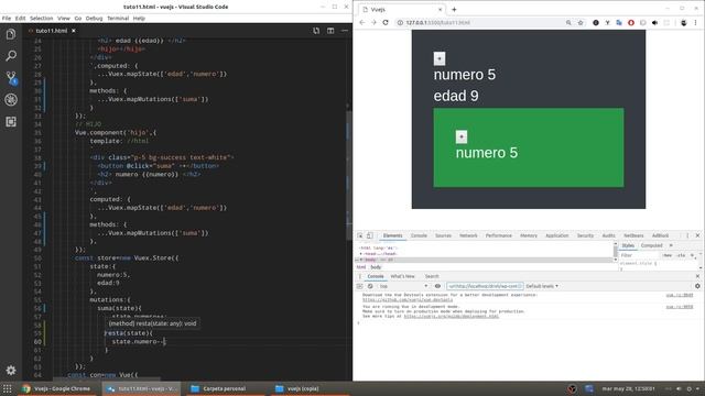 13.-Vue js 2 tutorial español ? [Vuex, mapState,object spread operator]?? смотреть онлайн