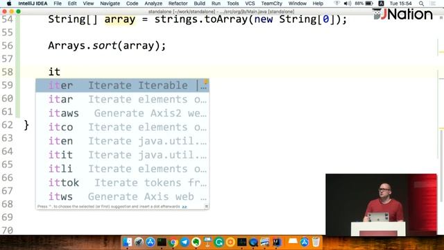 JNation 2019 - Anton Arhipov - IntelliJ IDEA tips & tricks (Auditorium) смотреть онлайн