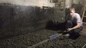 Заливка пола в погребе