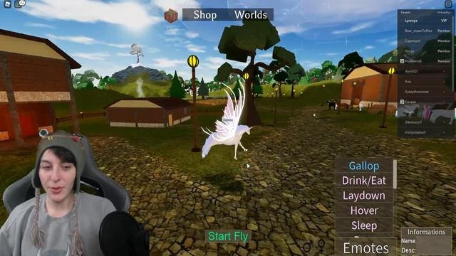 There's a NEW MODEL in HORSE WORLD! Roblox Unicorn REMODEL смотреть онлайн