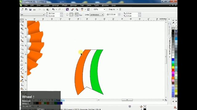 Ribbon Design | Indian Batch Ribbon Design | Ribbon design in CorelDraw | Basic Coreldraw Tutorial смотреть онлайн
