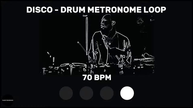 Disco | Drum Metronome Loop | 70 BPM смотреть онлайн