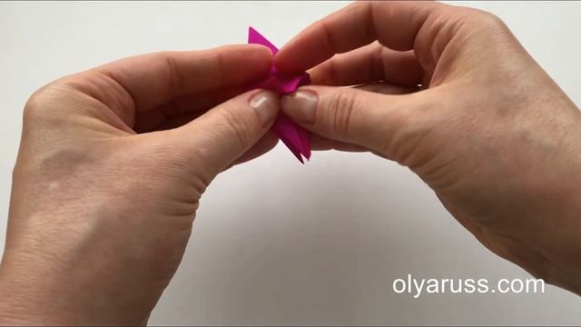 Ирис оригами | Как сделать Цветок из бумаги | Оригами Цветы | Origami Flower смотреть онлайн