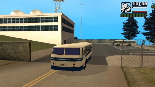 [driver № 1] ЛАЗ-695, маршрут 106 (осн), № Р 032 ХТ 96 (GTA SA) смотреть онлайн