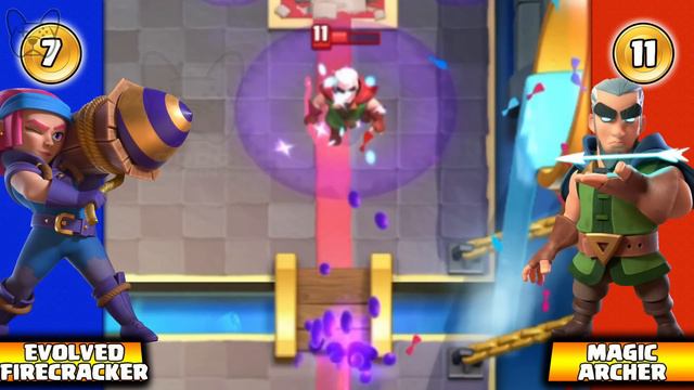 EVOLVED CARDS vs LEGENDARY CARDS - Clash Royale Challenge смотреть онлайн