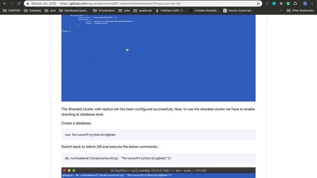 CMPE 281 Extra Credit MongoDB Sharding & Cross Region VPC Peering смотреть онлайн