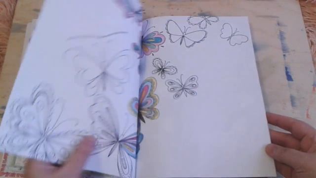 Обзор раскраски ""Раскрась свой мир" /просмотр страниц смотреть онлайн