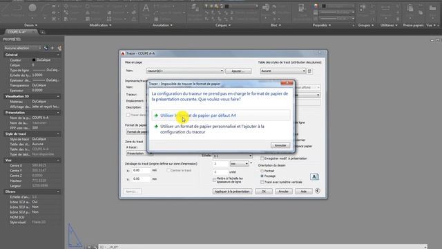 Imprimer sur A4 dessin Autocad смотреть онлайн