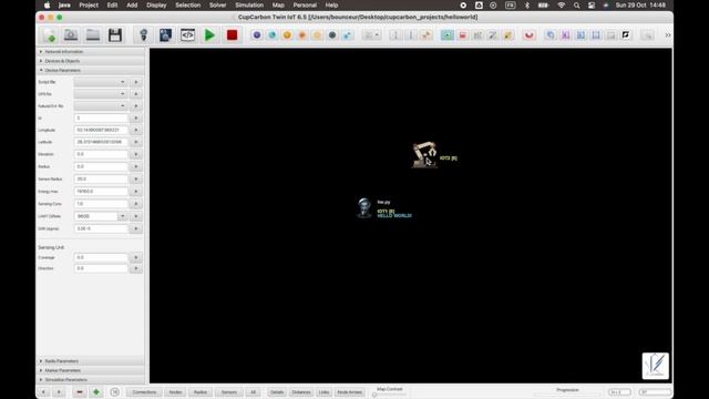Tutorial 1: Hello World! (CupCarbon 6) смотреть онлайн