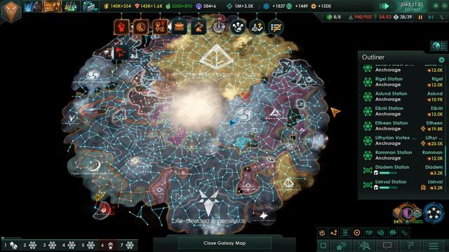 Stellaris: Beta 2.0.2 Life-Seeded Farmers #53 - Change in Ethics and Preparing the War Machine смотреть онлайн
