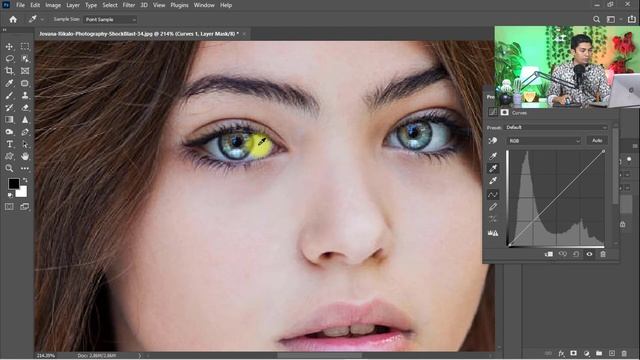 Just 15-Sec Fix Perfect Skin tone by One Click in Photoshop Hidden смотреть онлайн